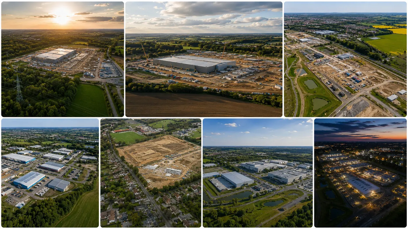 Illustration chantier Data Center Farciennes - Charleroi