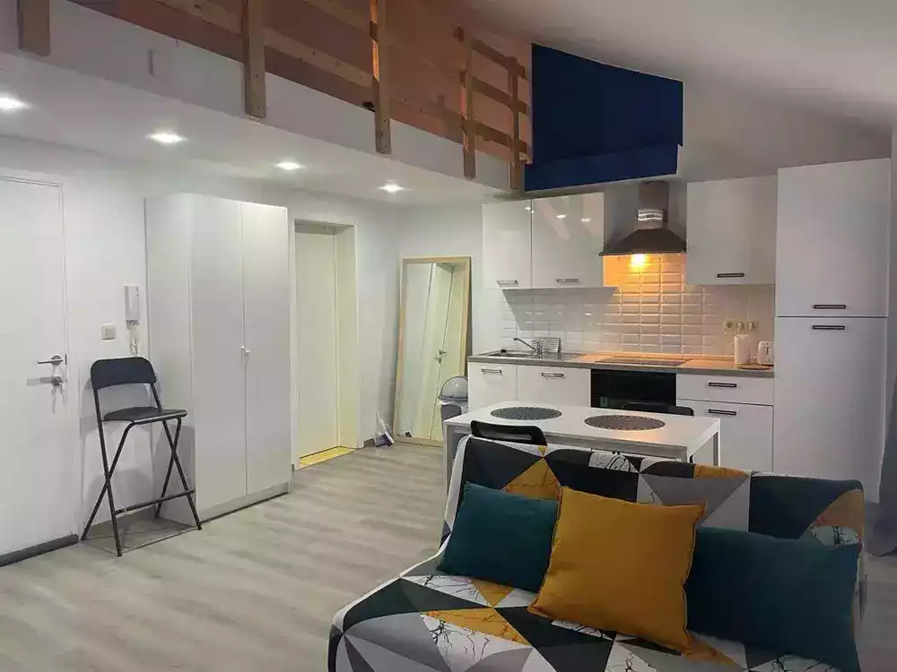 Studio Wallistreet – vignette aperçu, location Charleroi Centre – Sofieflat